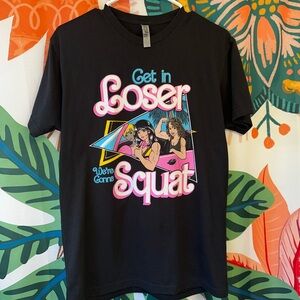 barbie squat tee - M